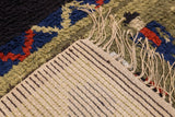 Vintage  Gabbeh Wool Rug 3'2'' x 4'6''