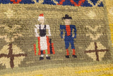 Vintage  Gabbeh Wool Rug 3'2'' x 4'6''