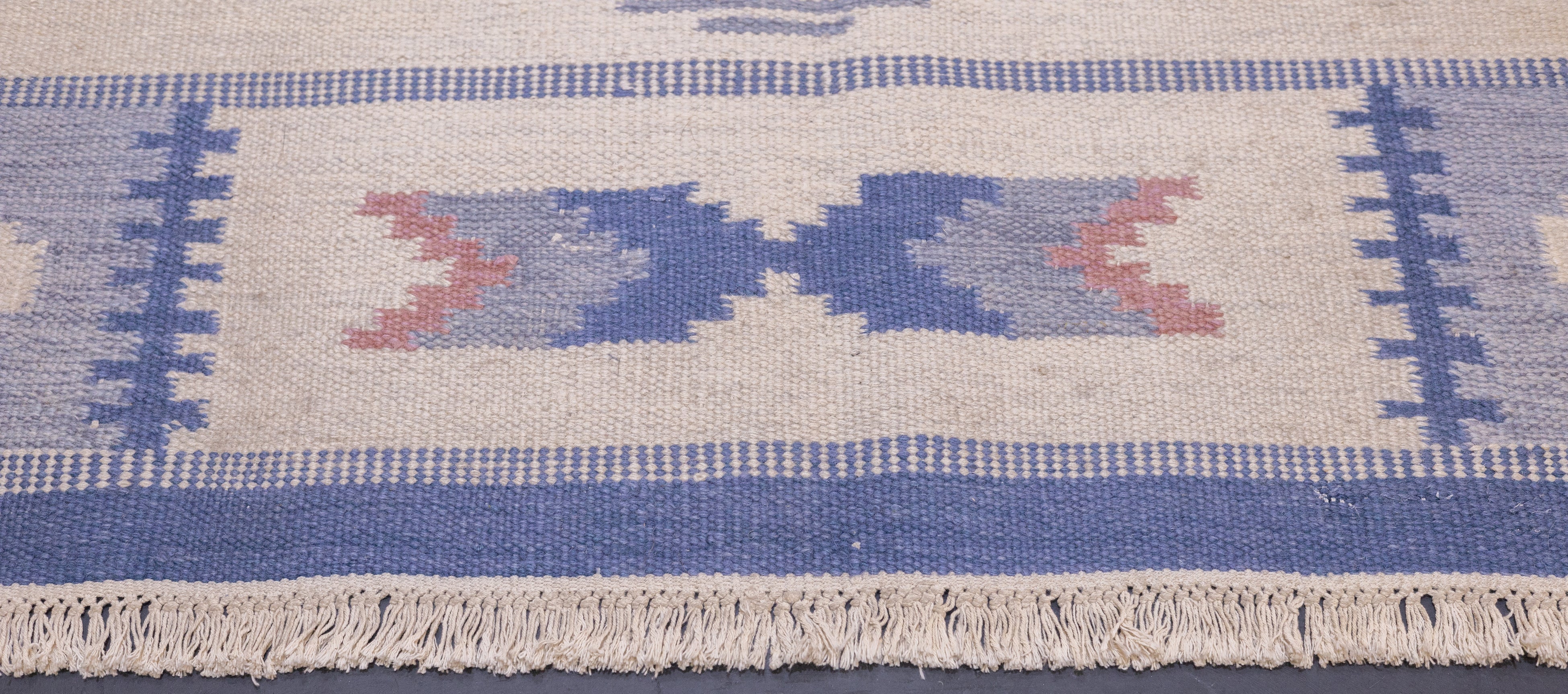 Vintage Swedish Kilim Rug 4'5'' x 6'3''