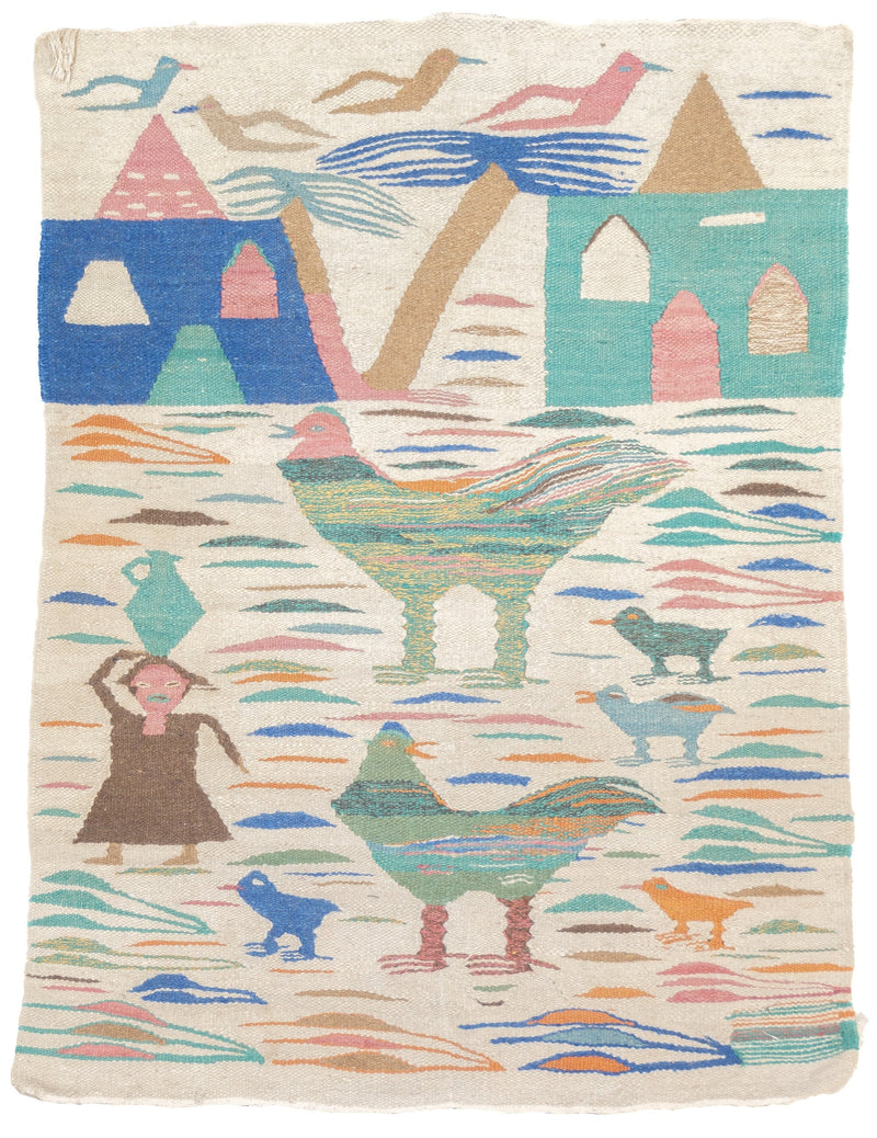 Vintage Kilim Rug 2'8