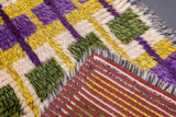 Vintage Swedish Wool Pile Rug 2'2'' x 4'1''