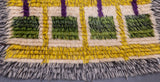 Vintage Swedish Wool Pile Rug 2'2'' x 4'1''