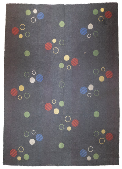 Mid Century European Artistic Wool Rug 7'6'' x 10'8''