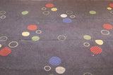 Mid Century European Artistic Wool Rug 7'6'' x 10'8''