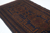 Vintage Baluch Rug 2'9'' x 4'2''