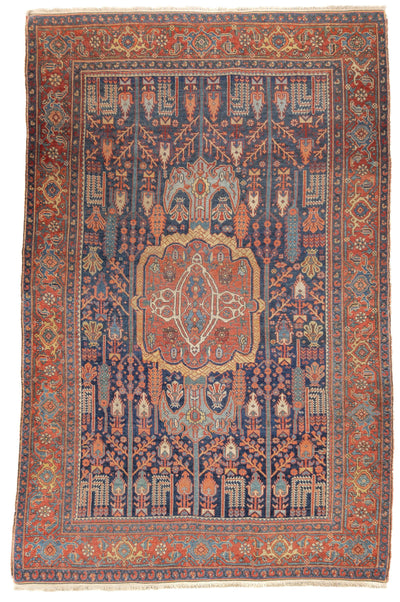 Antique Persian Bidjar Rug 4'7'' x 7'1''
