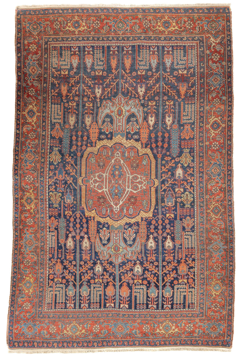 Antique Persian Bidjar Rug 4'7'' x 7'1''