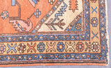 Antique  Heriz Wool Rug 2'10'' x 4'10''