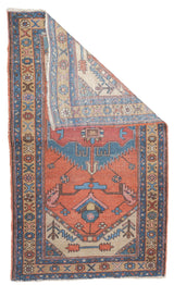 Antique  Heriz Wool Rug 2'10'' x 4'10''