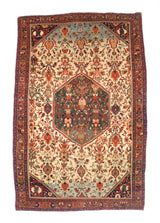 Antique  Farahan Rug 4'8'' x 6'11''