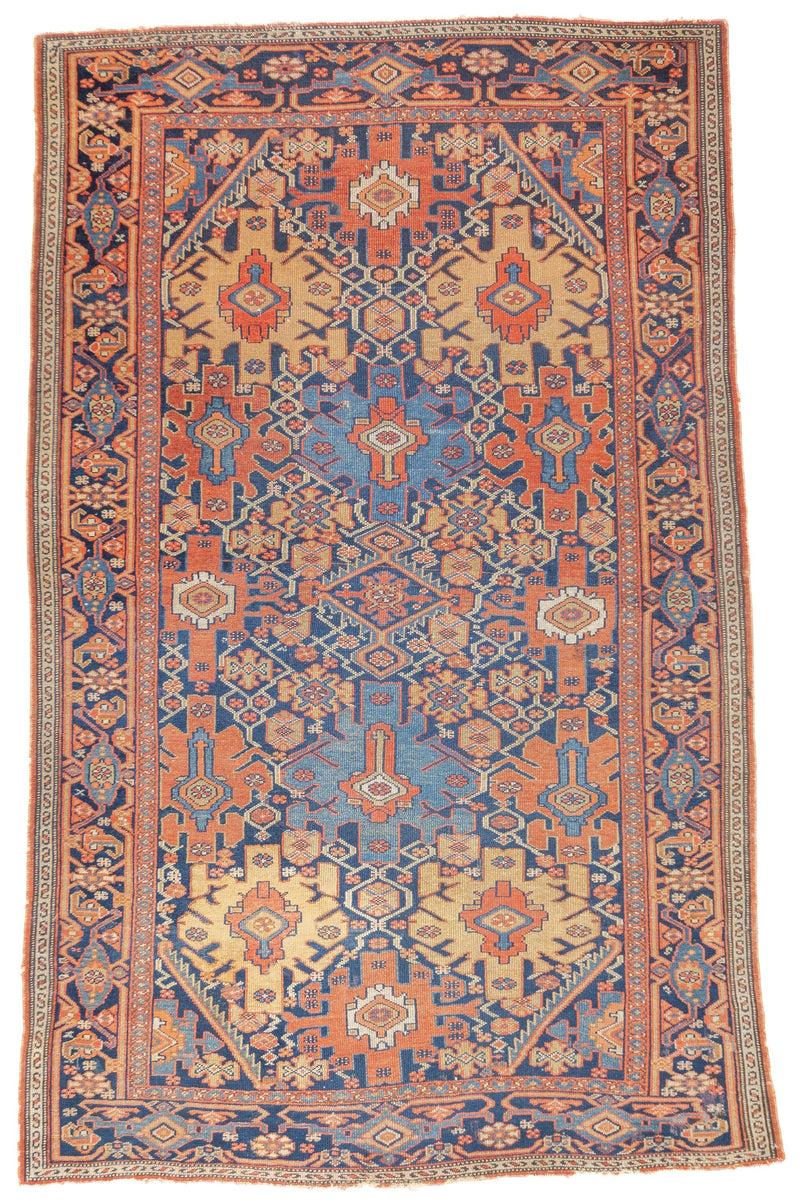 Antique  Malayer Rug 4'2'' x 6'8''