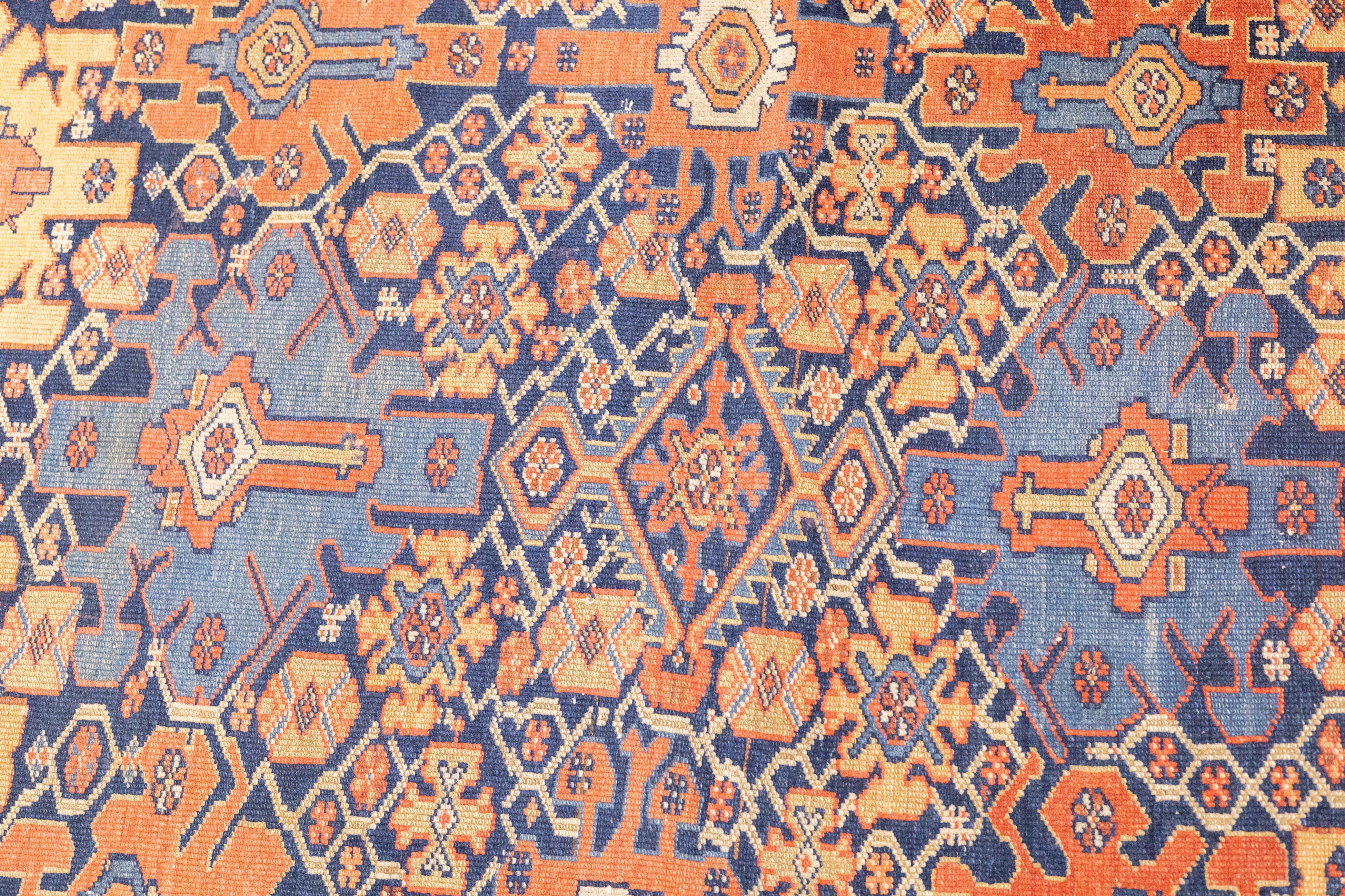 Antique  Malayer Rug 4'2'' x 6'8''