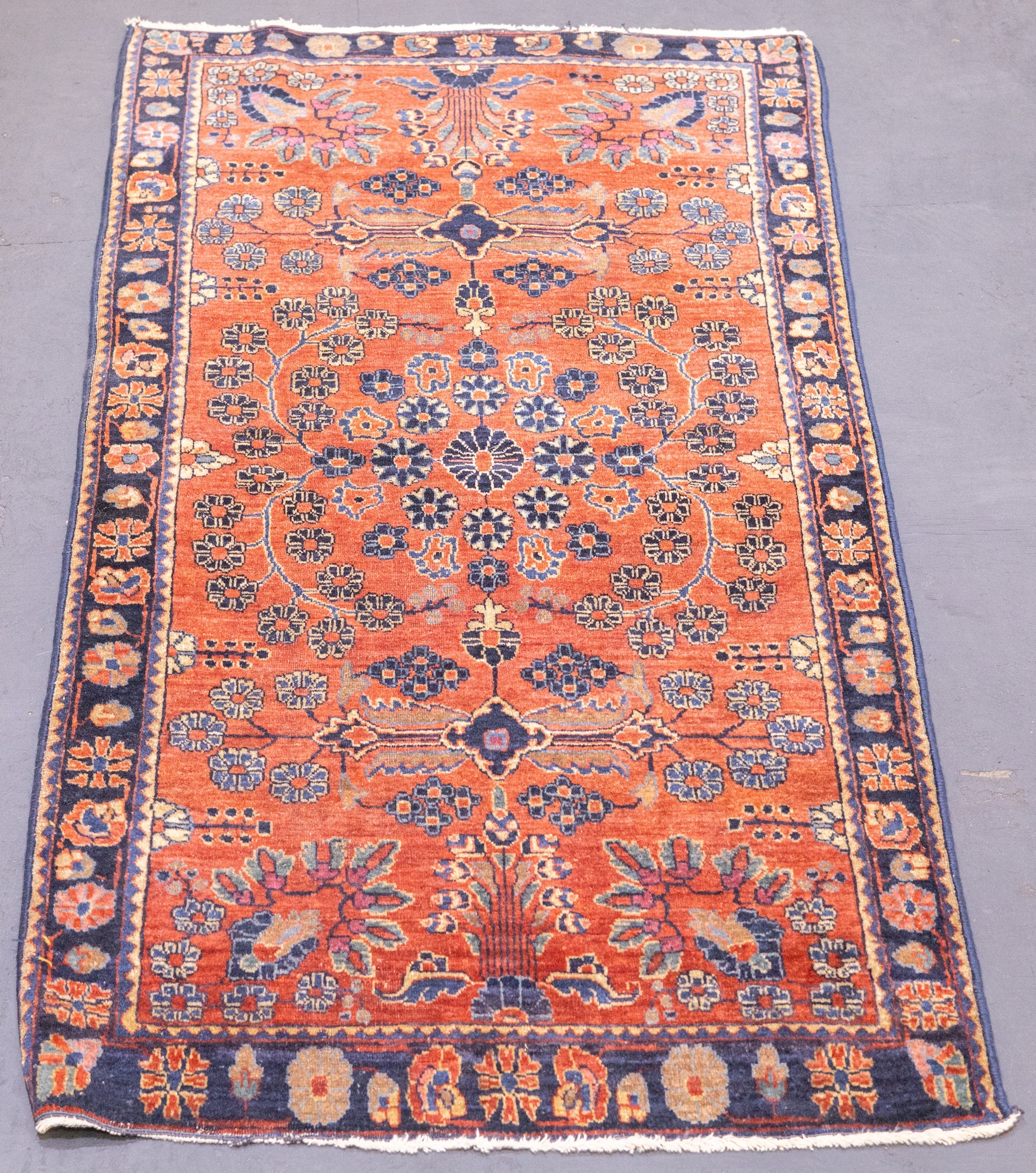 Fine Antique Mohajeran Sarouk Rug 2'5'' x 4'9''