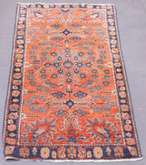 Fine Antique Mohajeran Sarouk Rug 2'5'' x 4'9''