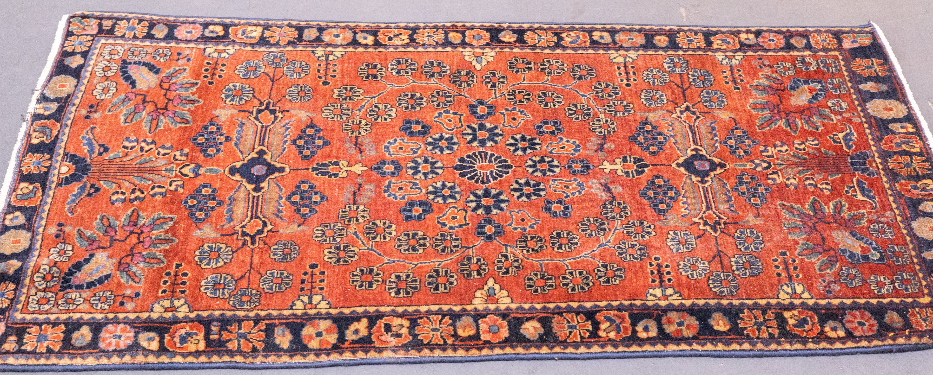 Fine Antique Mohajeran Sarouk Rug 2'5'' x 4'9''