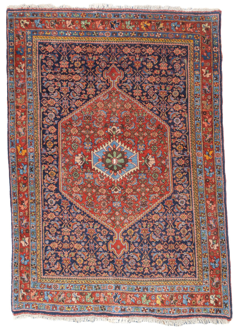 Antique  Bidjar Rug 3'8'' x 5'2''