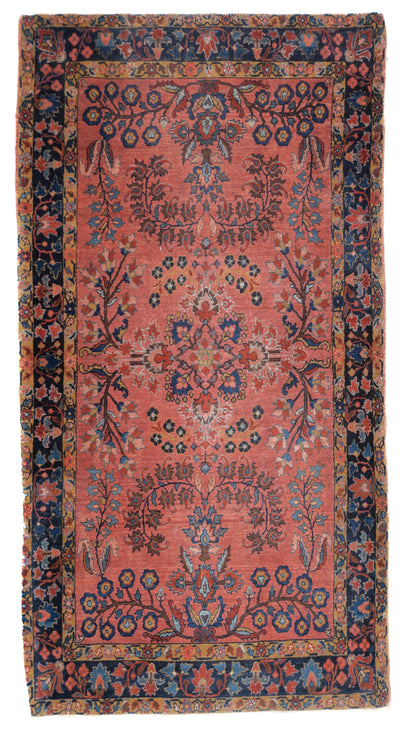 Fine Antique Mohajeran Sarouk Rug 2'6'' x 4'10''