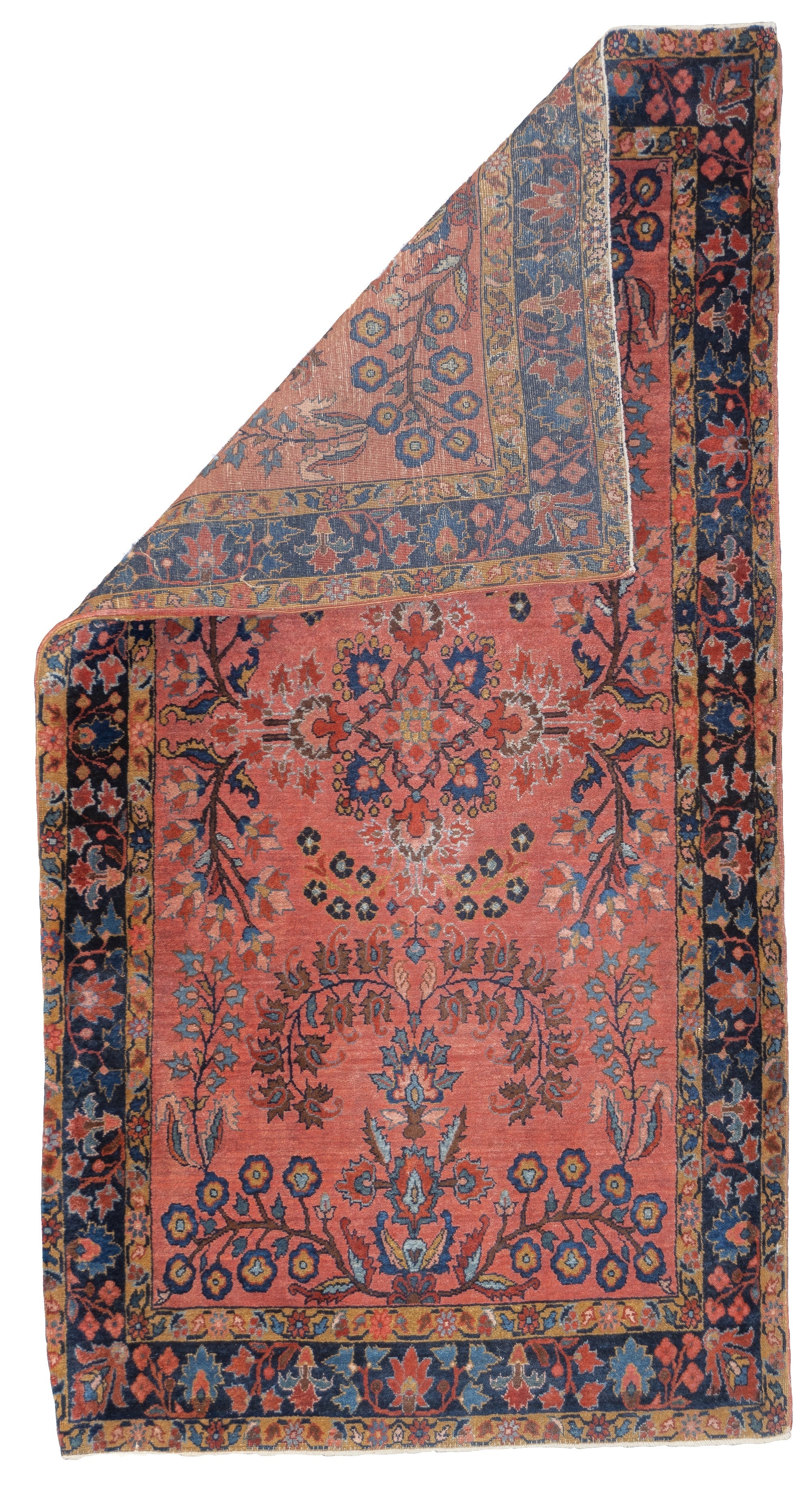Fine Antique Mohajeran Sarouk Rug 2'6'' x 4'10''