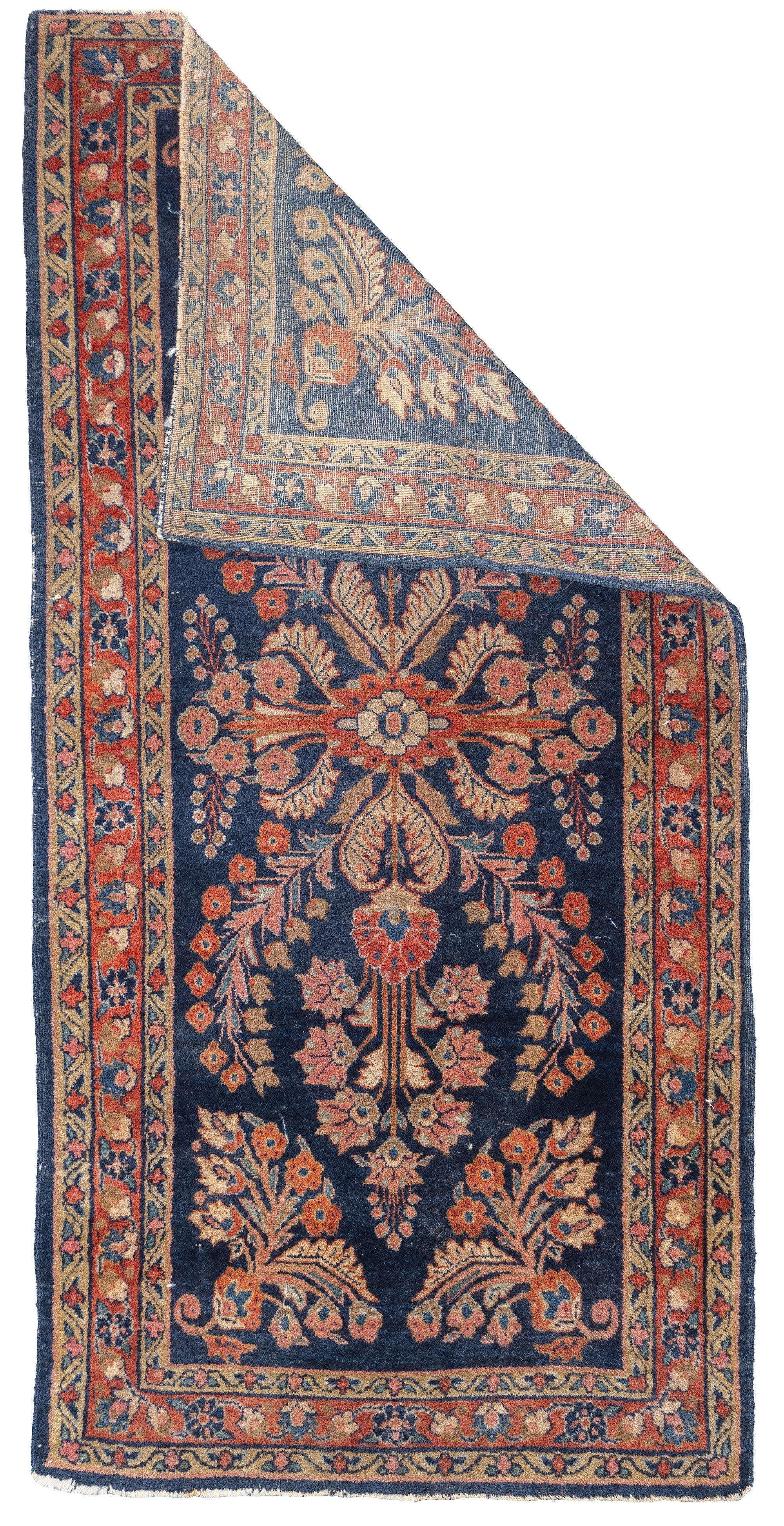 Fine Antique Mohajeran Sarouk Rug 2'7'' x 5'4''