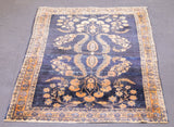 Fine Antique  Mohajeran Sarouk Rug 3'4'' x 4'11''