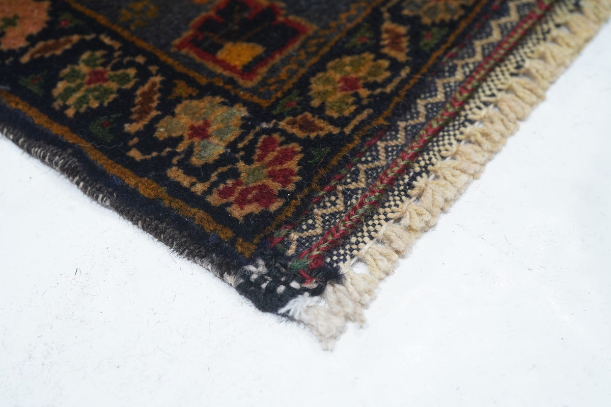 Vintage Afghan Baluch Rug 3'0" x 5'0"