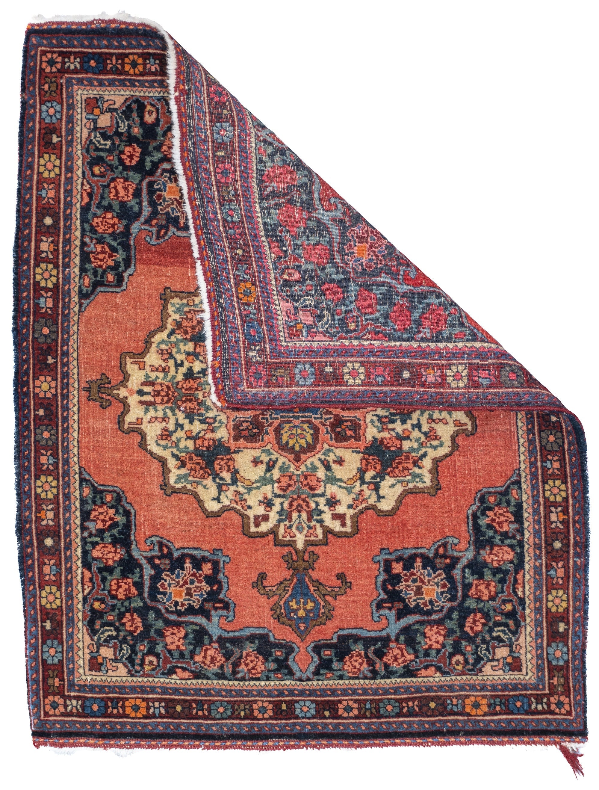 Fine Antique Farahan Sarouk Rug 2'3'' x 2'11''