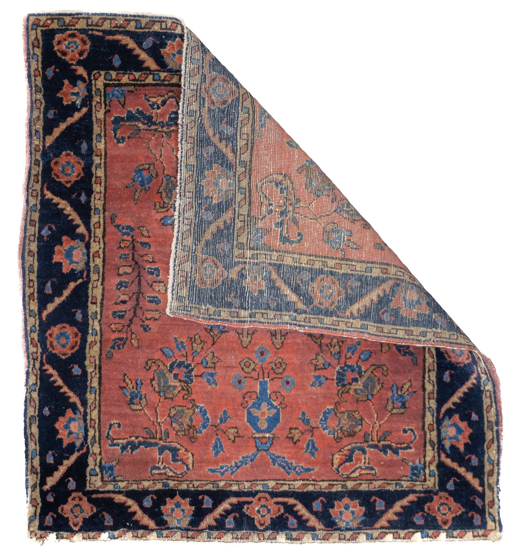 Fine Antique Mohajeran Sarouk Rug 2'1'' x 2'4''