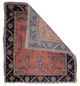 Fine Antique Mohajeran Sarouk Rug 2'1'' x 2'4''