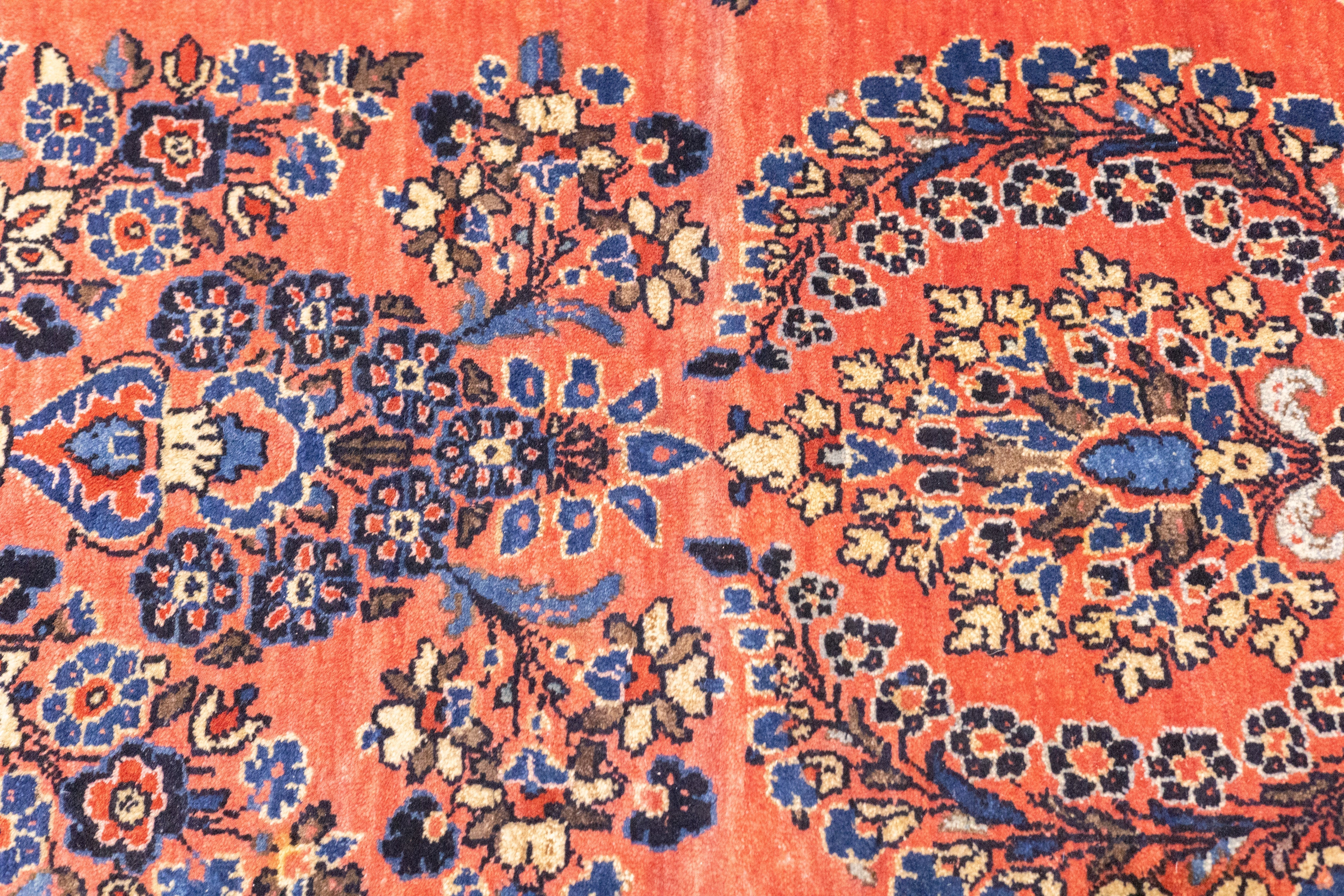 Fine Antique Mohajeran Sarouk Rug 2'0" x 2'6''