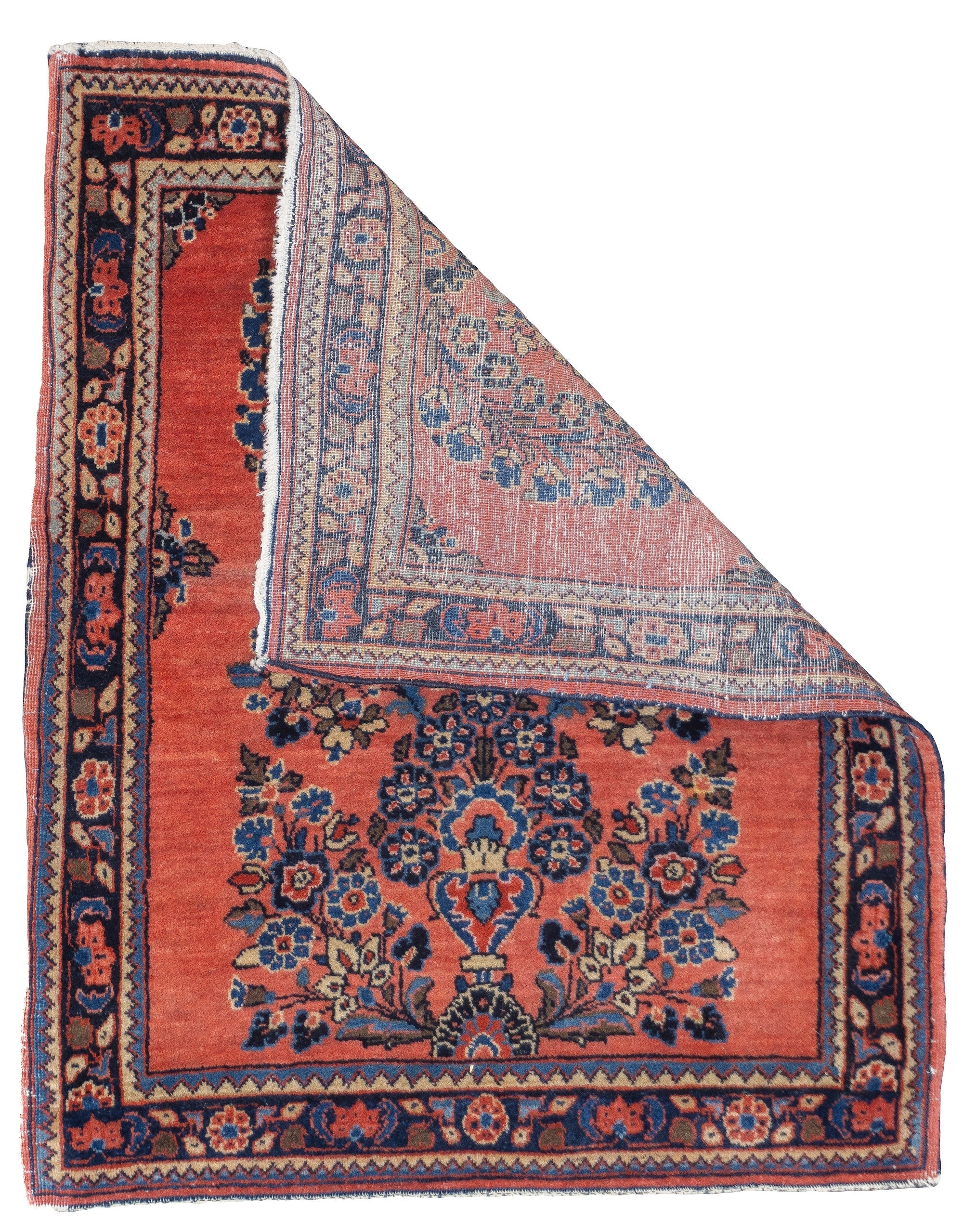Fine Antique Mohajeran Sarouk Rug 2'0" x 2'6''