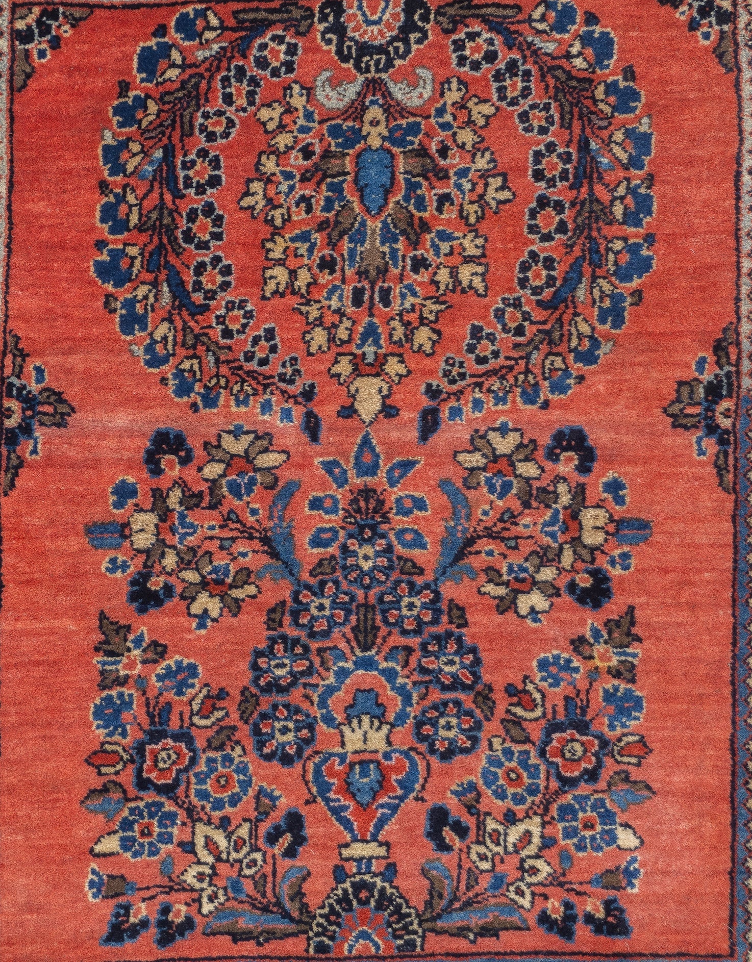 Fine Antique Mohajeran Sarouk Rug 2'0" x 2'6''