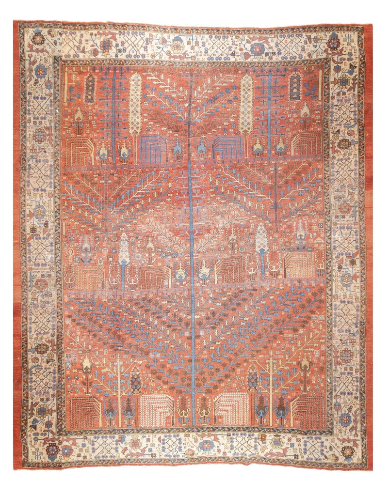 Antique Bakhshayesh Rug 9'5'' x 11'4''