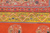 Antique  Embroidery (Suzani Rashti Douzi) Rug 5' x 5'