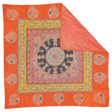 Antique  Embroidery (Suzani Rashti Douzi) Rug 5' x 5'