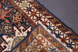Antique Caucasian Shirvan Lezgi Design Rug 2'10'' x 4'10''