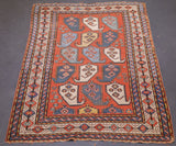 Antique Kazak Rug 3'9'' x 6'1''