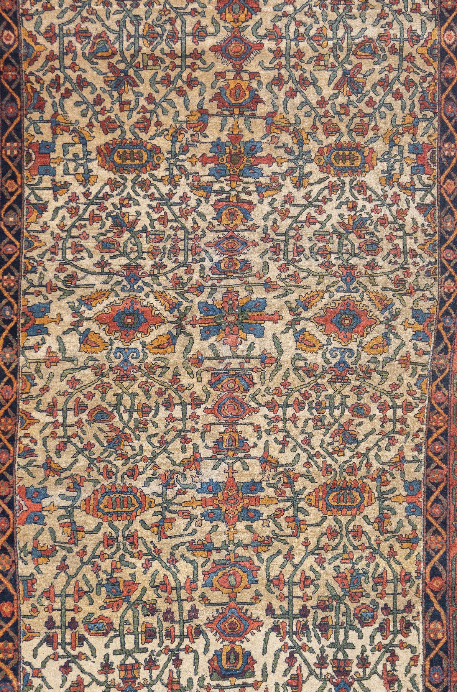 Antique  Farahan Sarouk Rug 4'2'' x 6'6''