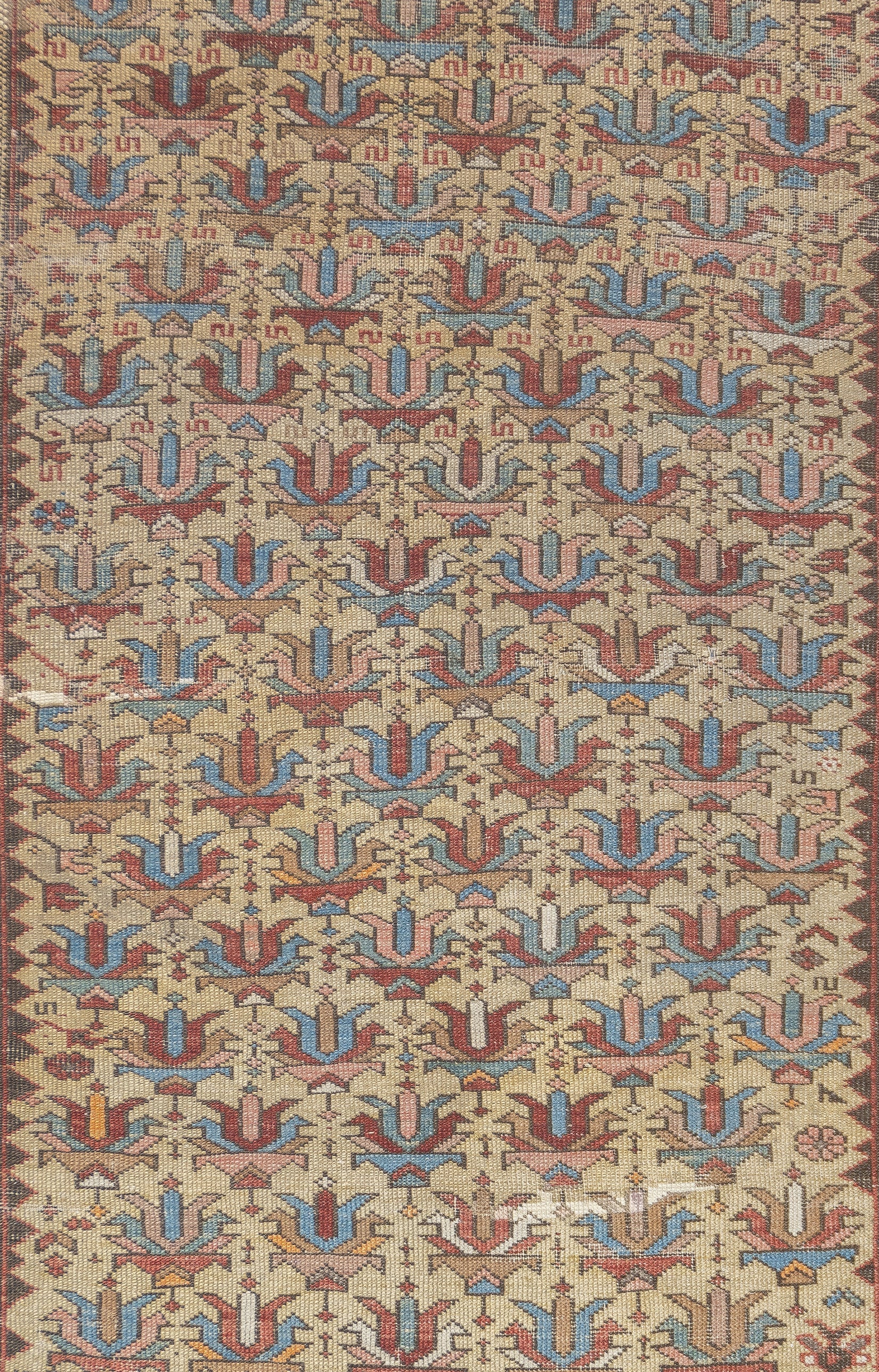 Fine Antique Caucasian Kuba Shirvan Rug 3'5'' x 5'7''