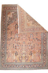 Antique  Haji Jailli Tabriz Rug 8'5'' x 11'7''