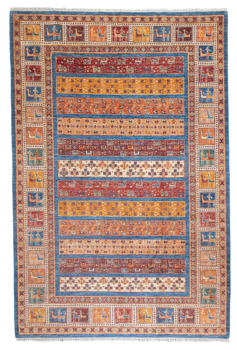 Fine Gabbeh Wool Rug 6'0