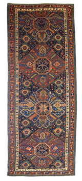 Antique Caucasian Zehour Rug 5'4" x 13' 8"