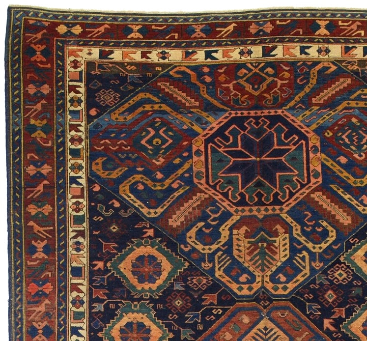 Antique Caucasian Zehour Rug 5'4" x 13' 8"
