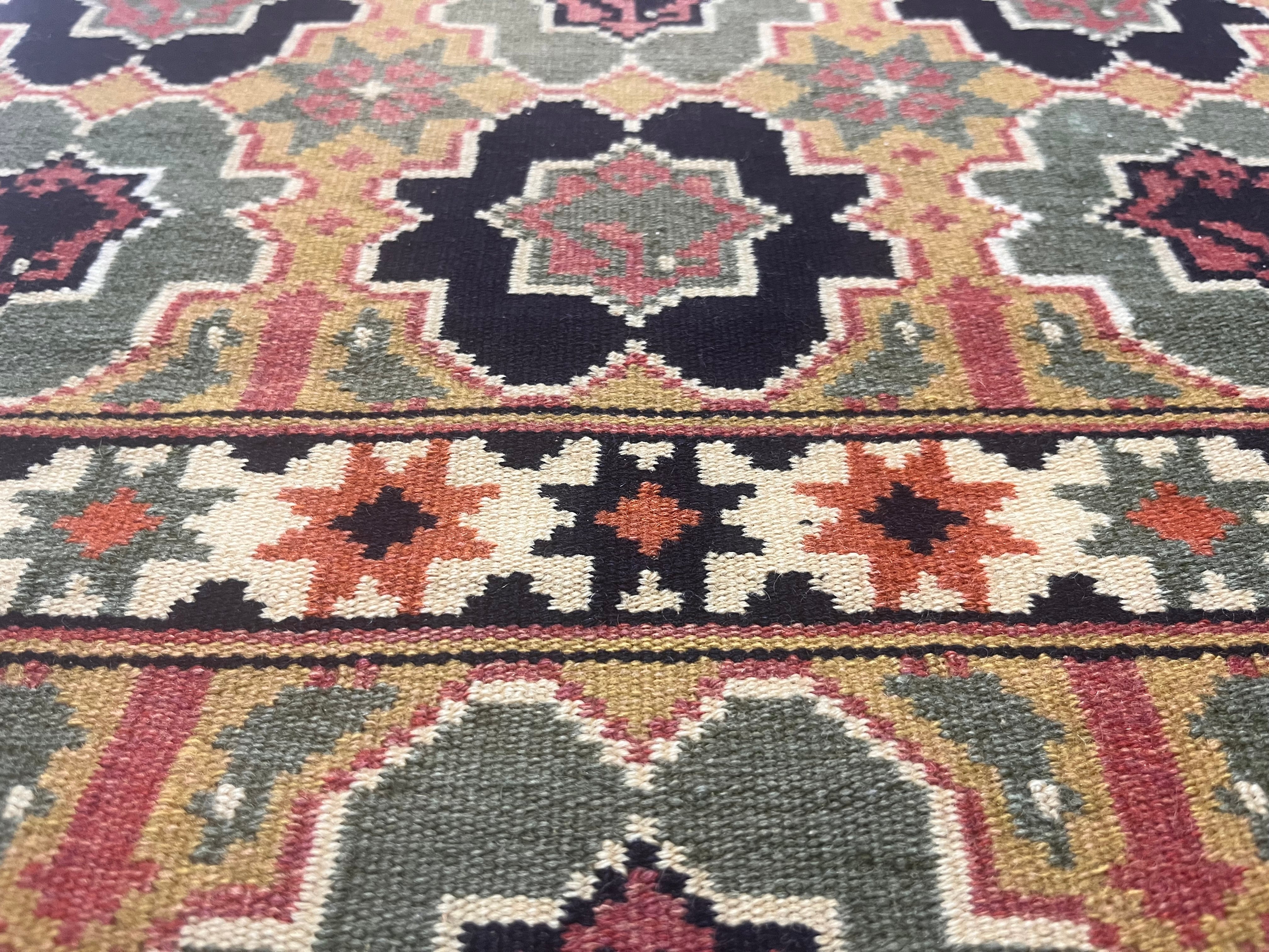 Antique Scandinavian Textile Kilim Rug 2' 2'' x 9' 11''