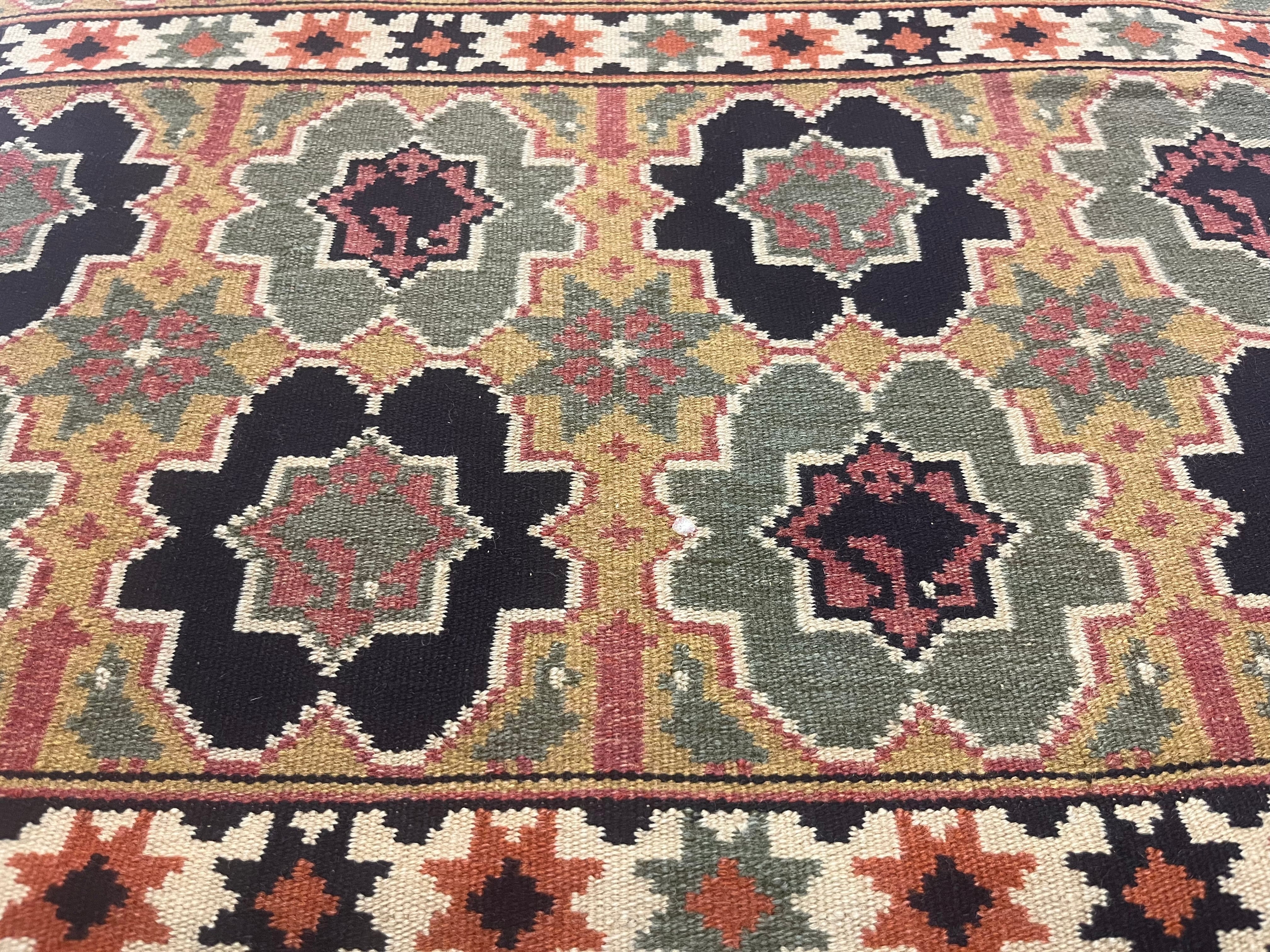 Antique Scandinavian Textile Kilim Rug 2' 2'' x 9' 11''