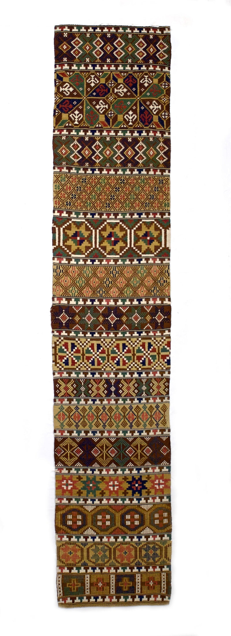 Antique Scandinavian Textile Kilim Rug 1' 11'' x 9' 7''
