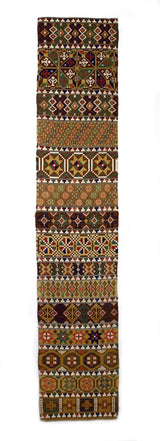 Antique Scandinavian Textile Kilim Rug 1' 11'' x 9' 7''