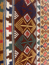 Antique Scandinavian Textile Kilim Rug 1' 11'' x 9' 7''