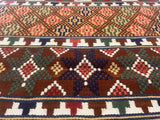 Antique Scandinavian Textile Kilim Rug 1' 11'' x 9' 7''