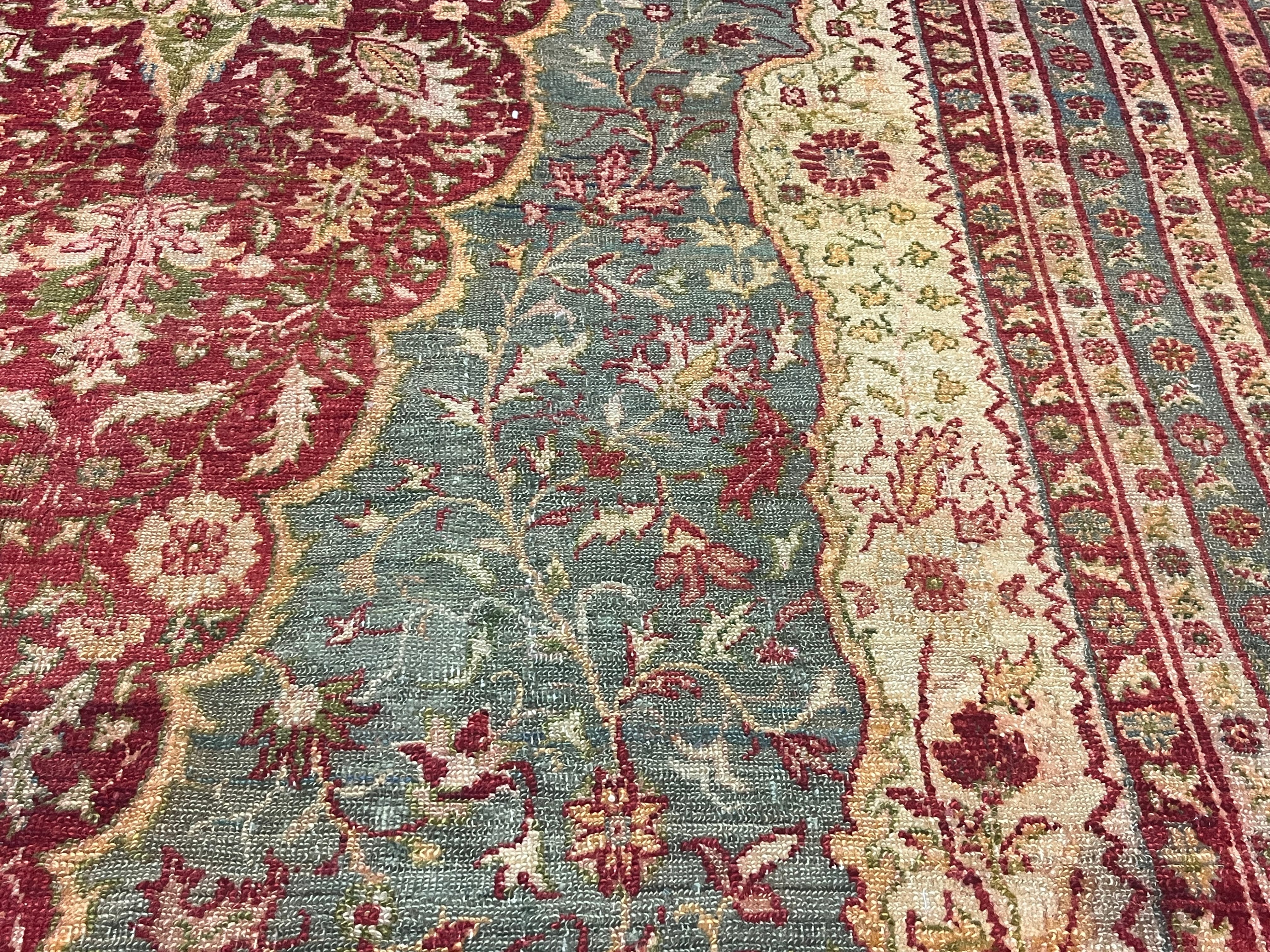 Fine Antique Turkish Gordez Wool Rug Odd and rare size 8'0" x 17' 8''
