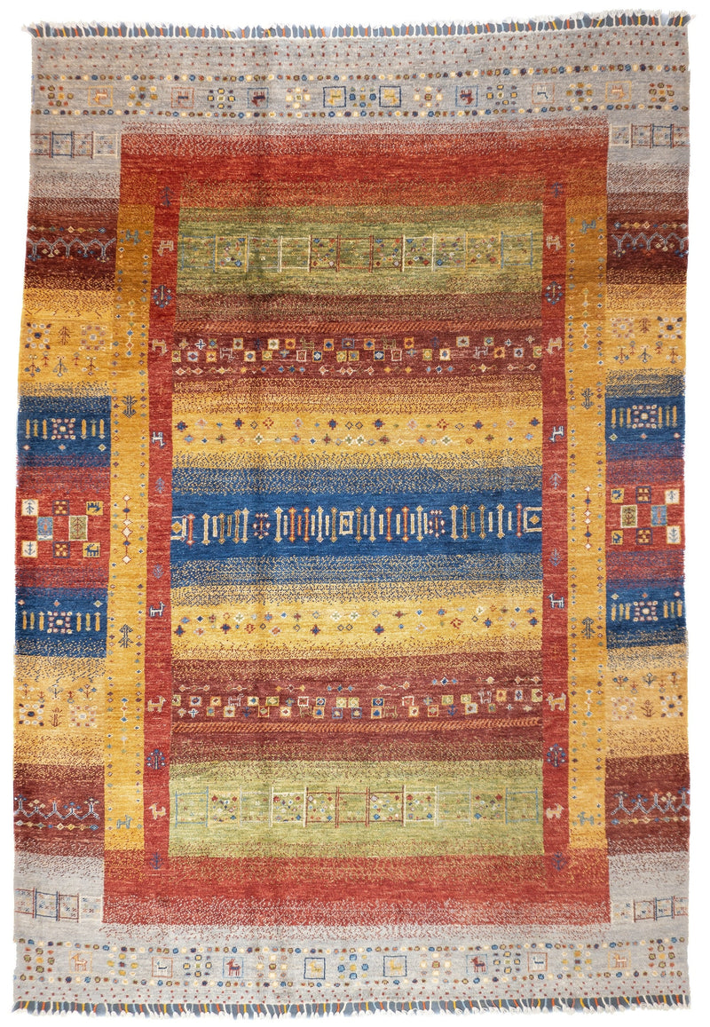 Gabbeh Rug 6'8'' x 9'7''